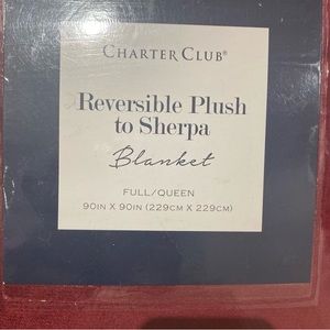 Full/Queen Reversible Plush To Sherpa